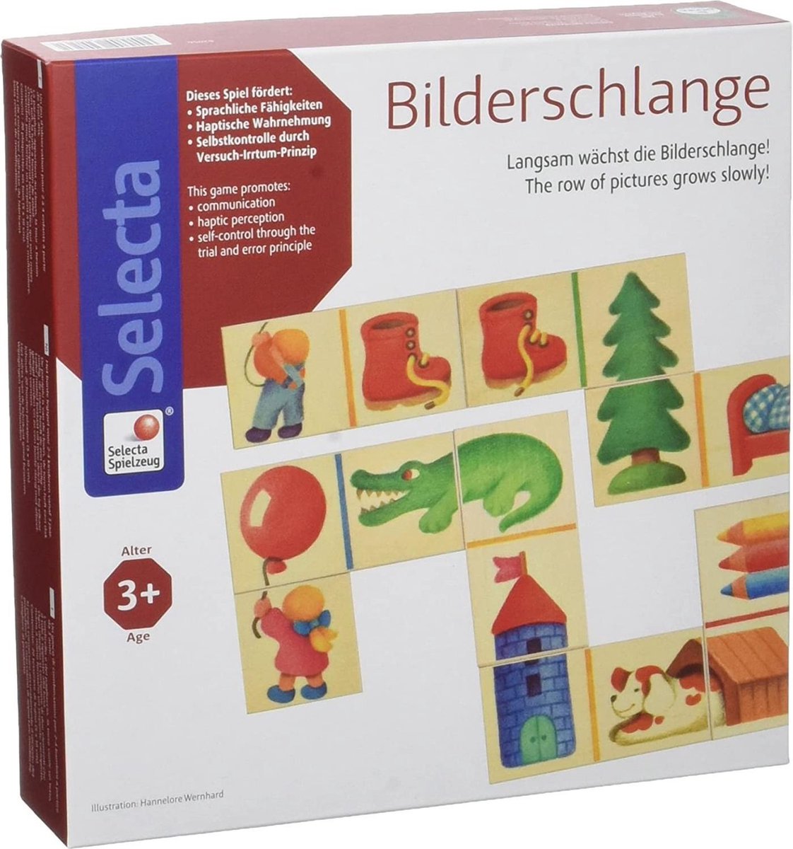 Houten legspel ilderschlange
