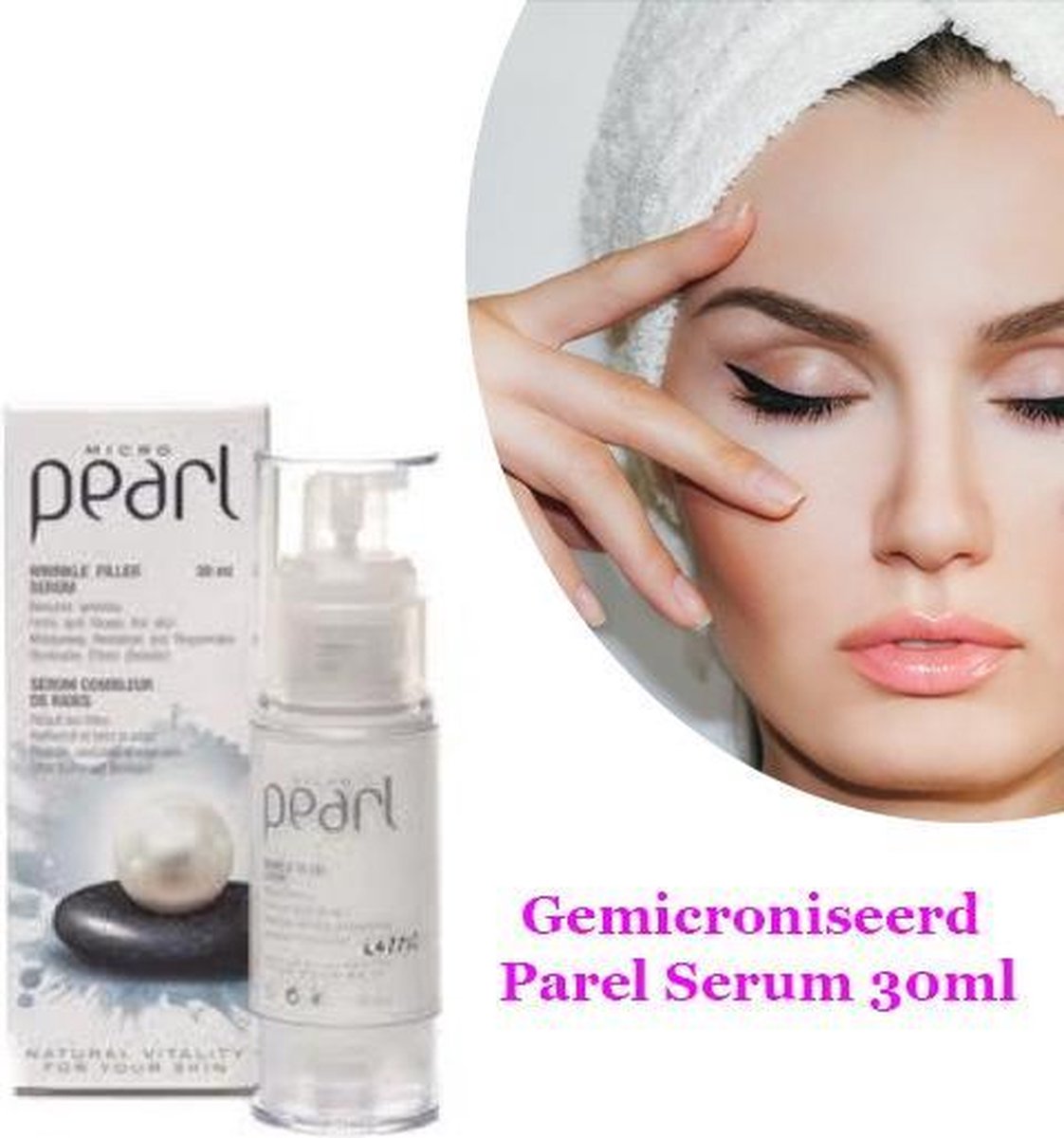 Minder rimpels en uniform huid – Gemicroniseerd Parel Serum -