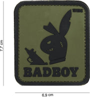 Embleem 3D PVC Badboy groen