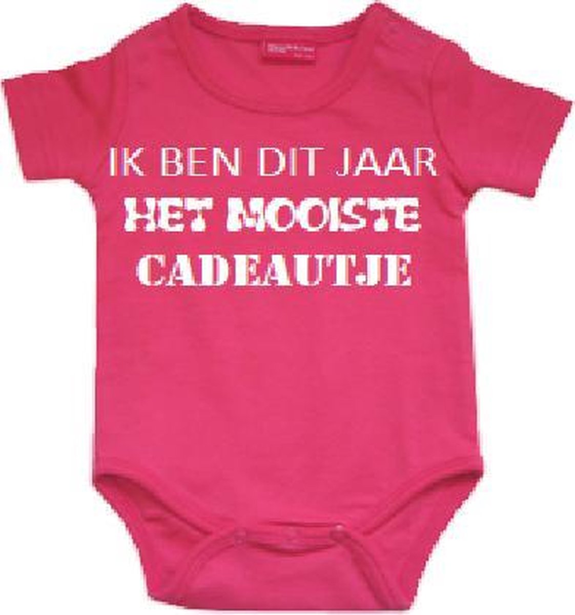 Baby rompertje donker blauw met tekst opdruk Ik ben dit jaar het mooiste cadeautje | korte mouw | donker blauw| maat 50/56 cadeau papa mama oma opa oom tante vaderdag moederdag