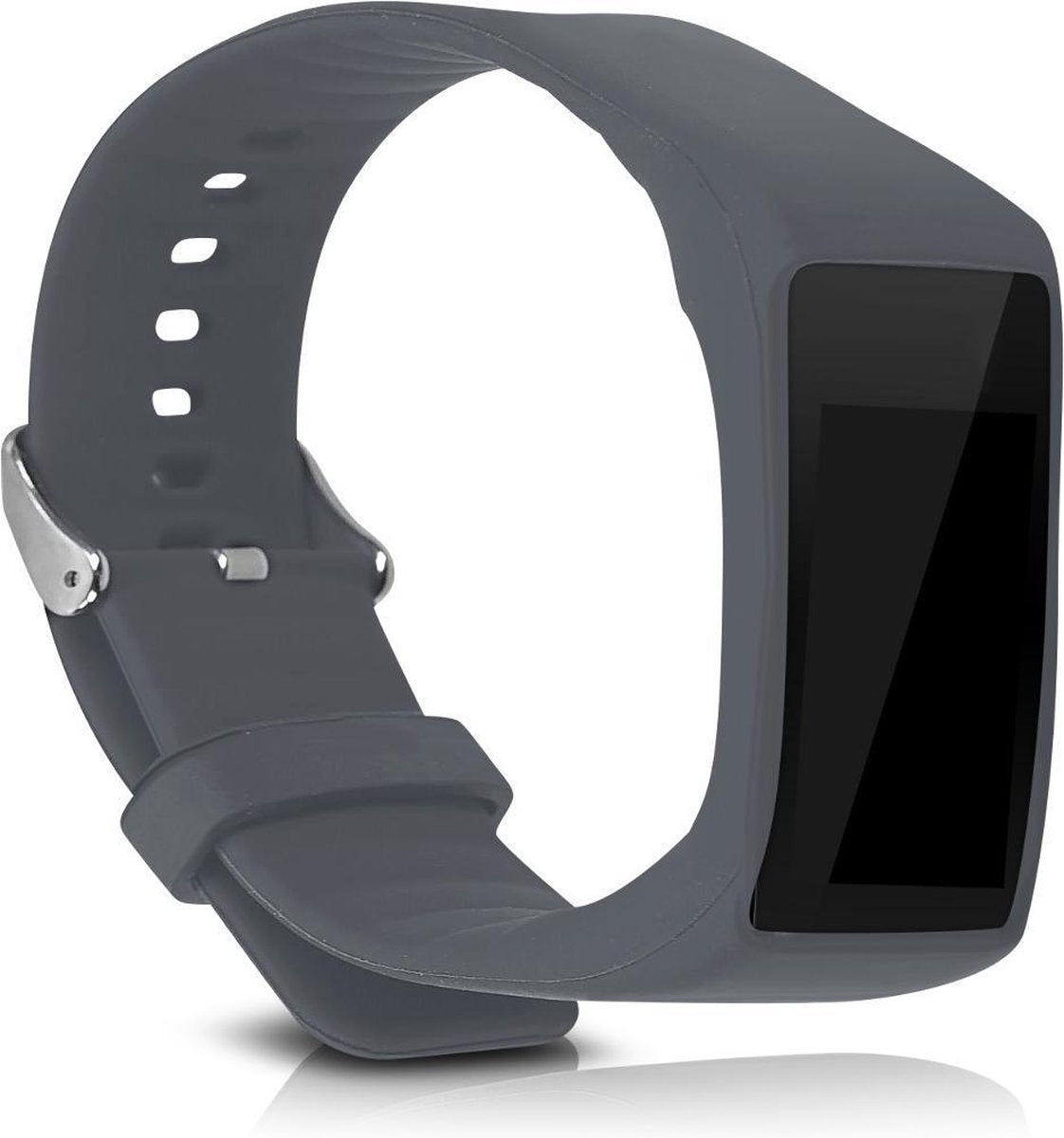 kwmobile horlogeband voor Polar A360 / A370 - siliconen armband voor fitnesstracker - grijs