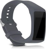 kwmobile horlogeband voor Polar A360 / A370 - siliconen armband voor fitnesstracker - grijs