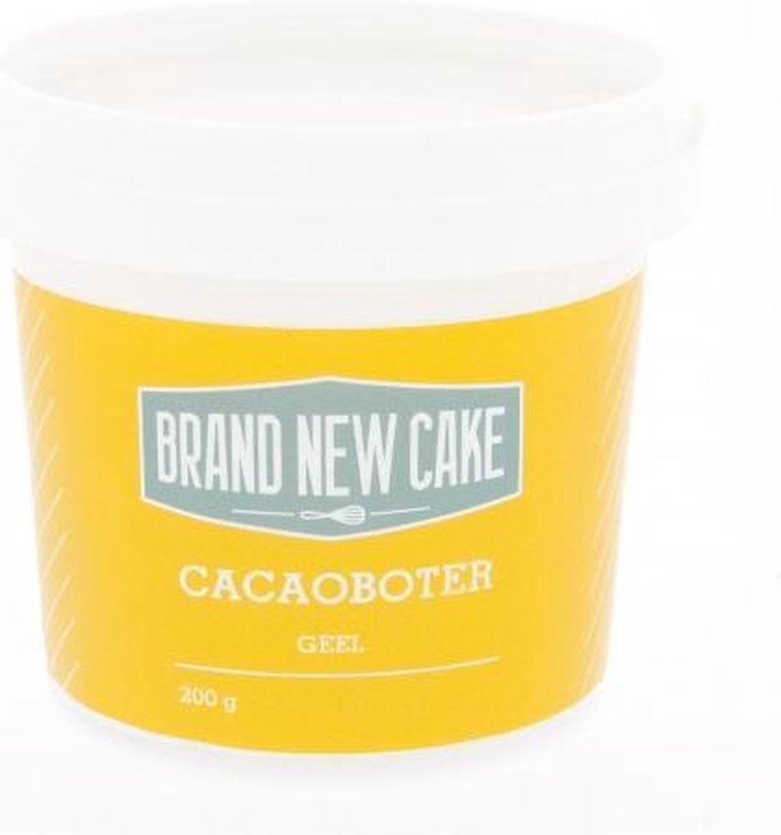 Brand New Cake - Cacaoboter Gekleurd Geel (200g)