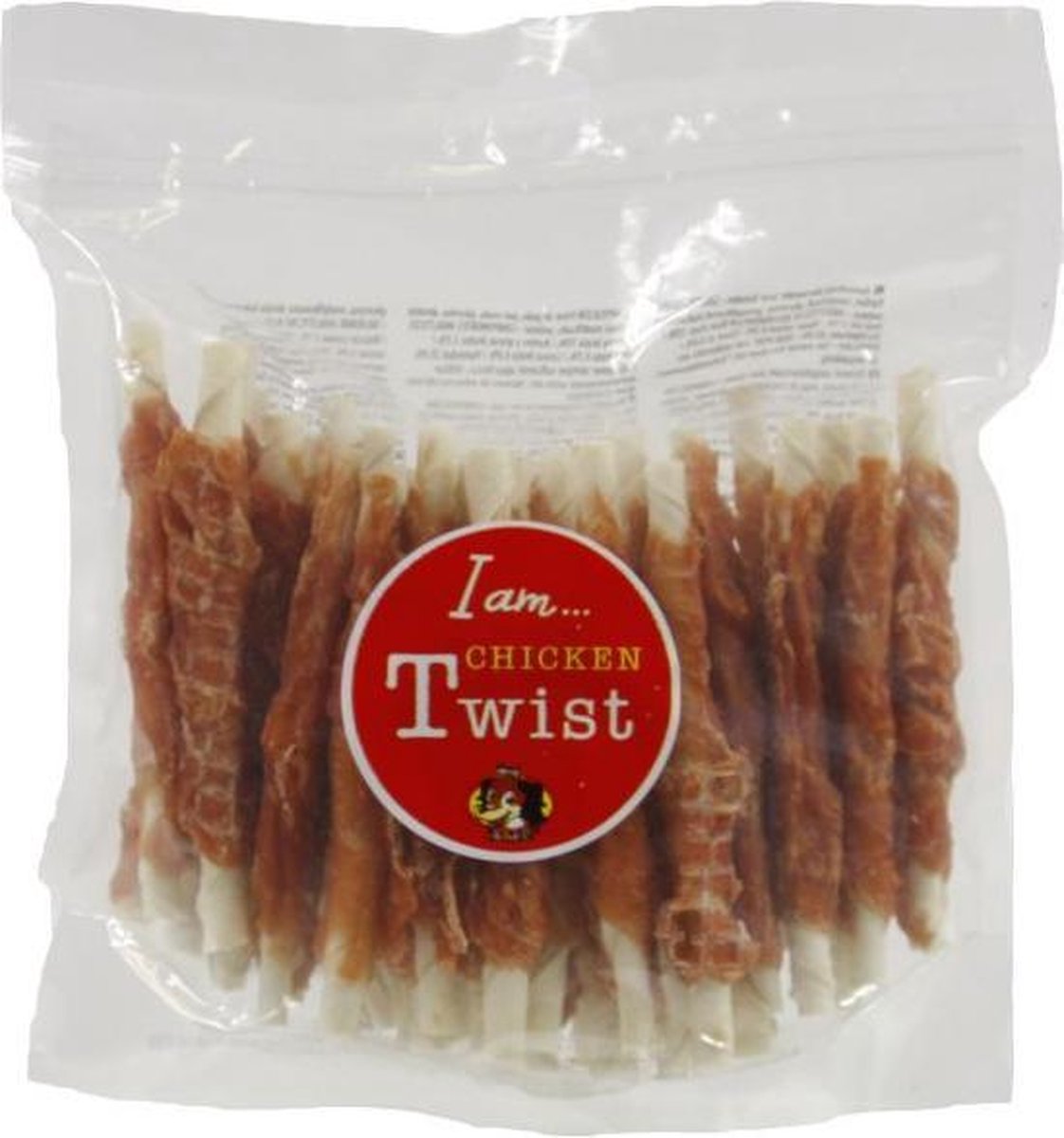 I Am Rawhide Chicken Twist - Hondensnack -13 CM - 500 GR
