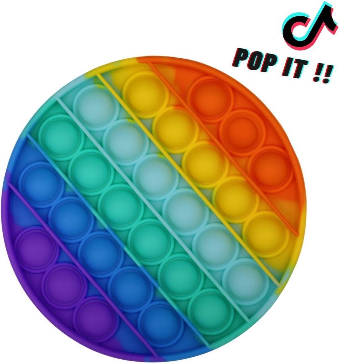 Pop it - Fidget Toys - Rond - Regenboog