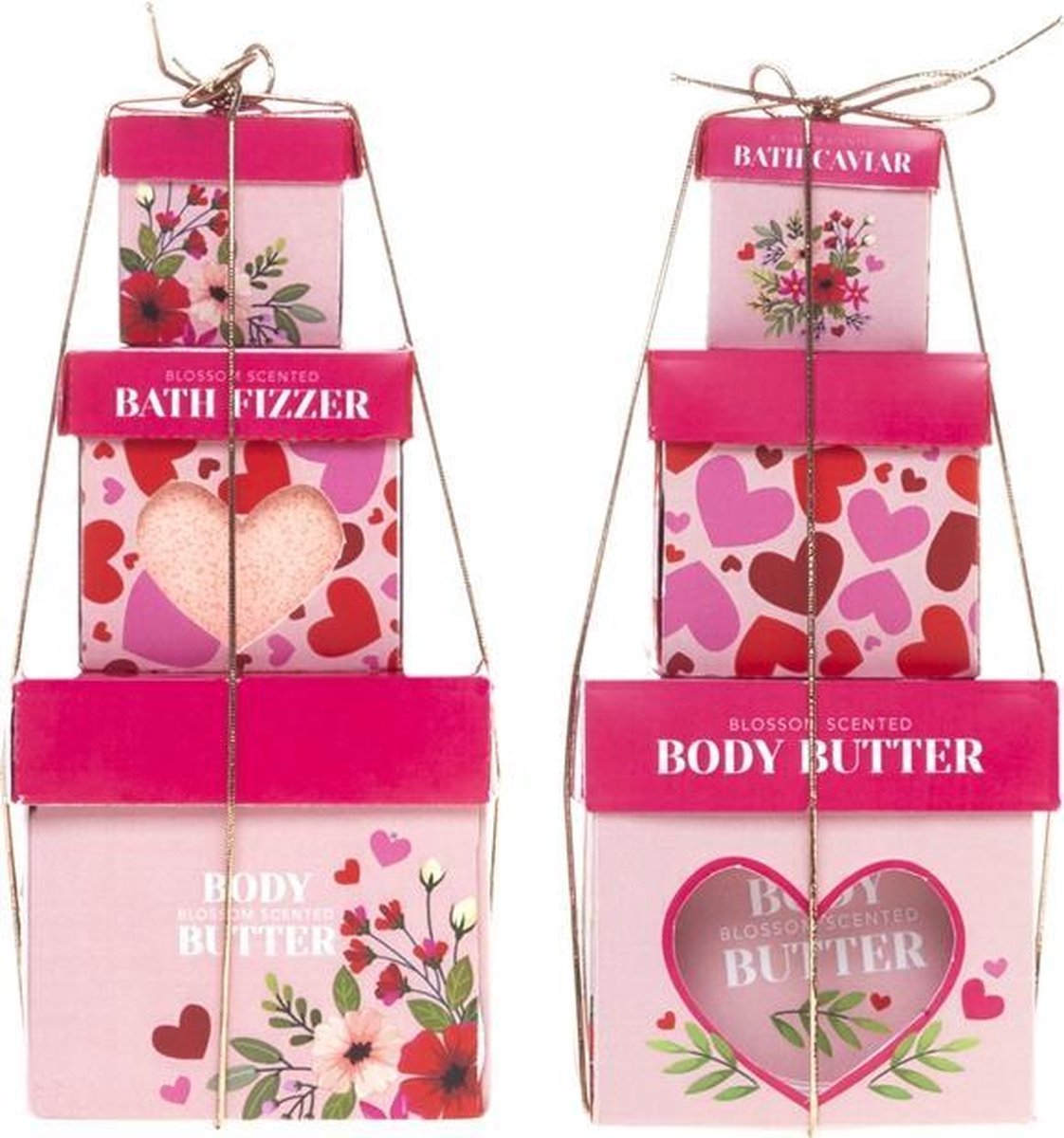 Love bad giftset 3-delig rose&jasmine