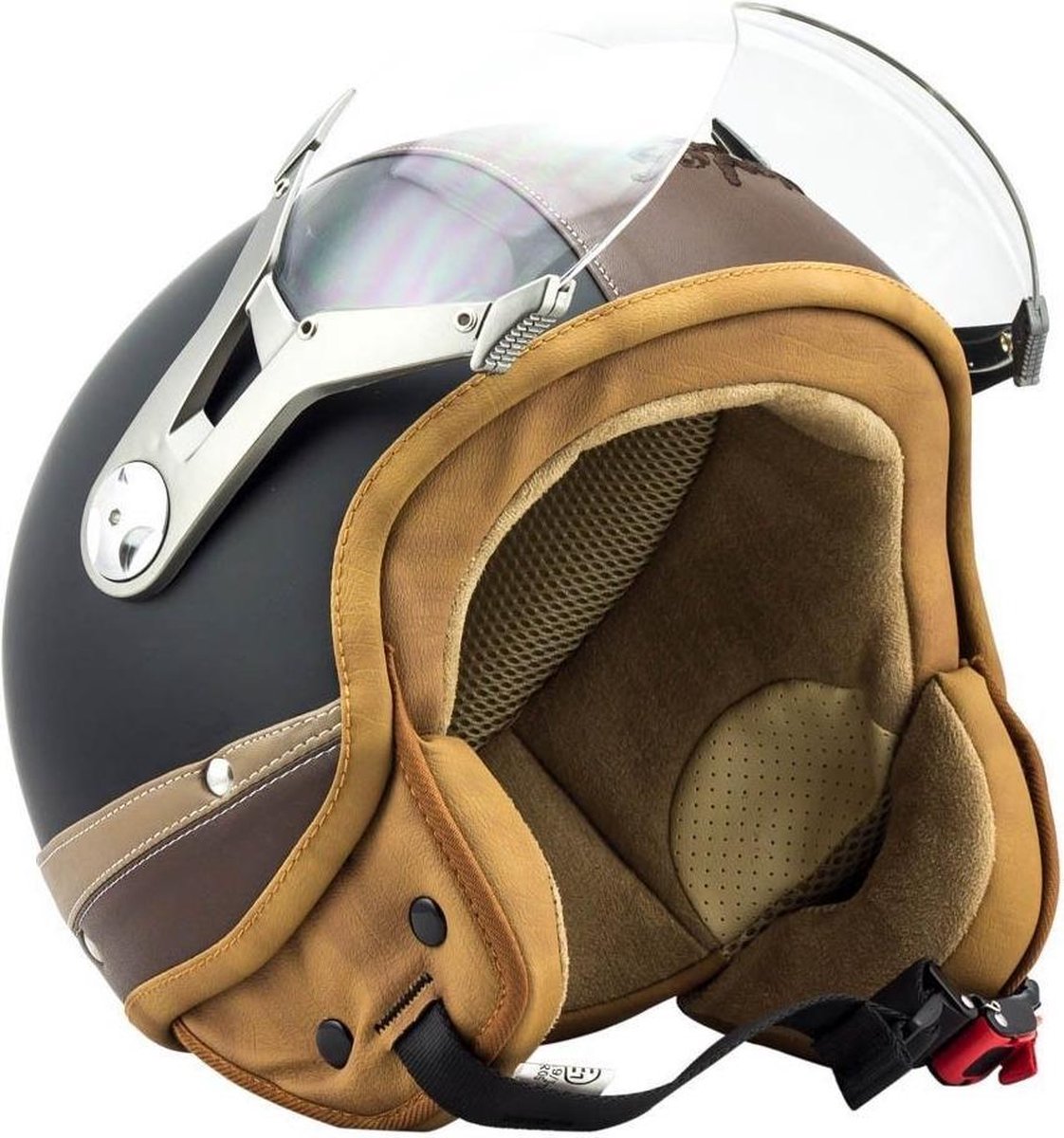 SOXON SP-326 Urban Zwart XS 53-54cm hoofdomtrek