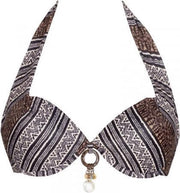 Lingadore Bermuda Halterneck - etnick print - 36B