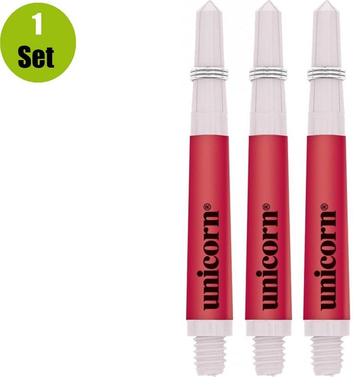 Unicorn Gripper 3 Softflex Shafts Medium Rood 3 Stuks