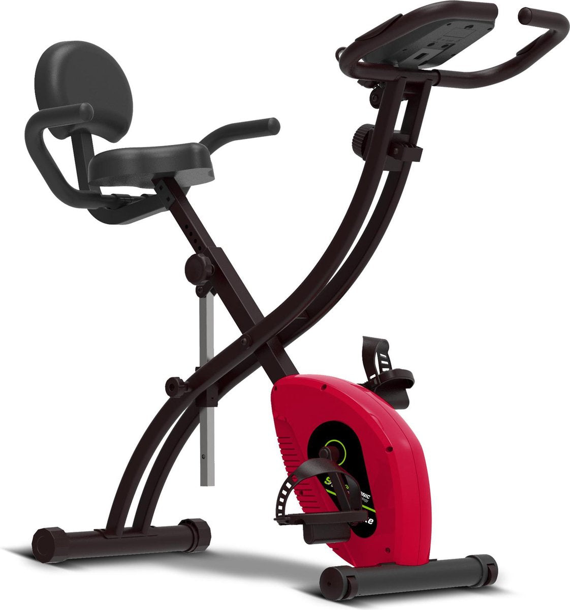 SportTronic ST-X6 opvouwbare hometrainer rood/zwart