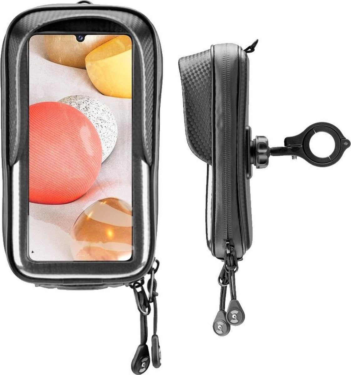 Interphone - Samsung Galaxy A42 5G Unicase Telefoonhouder Fiets en Motor Stuur