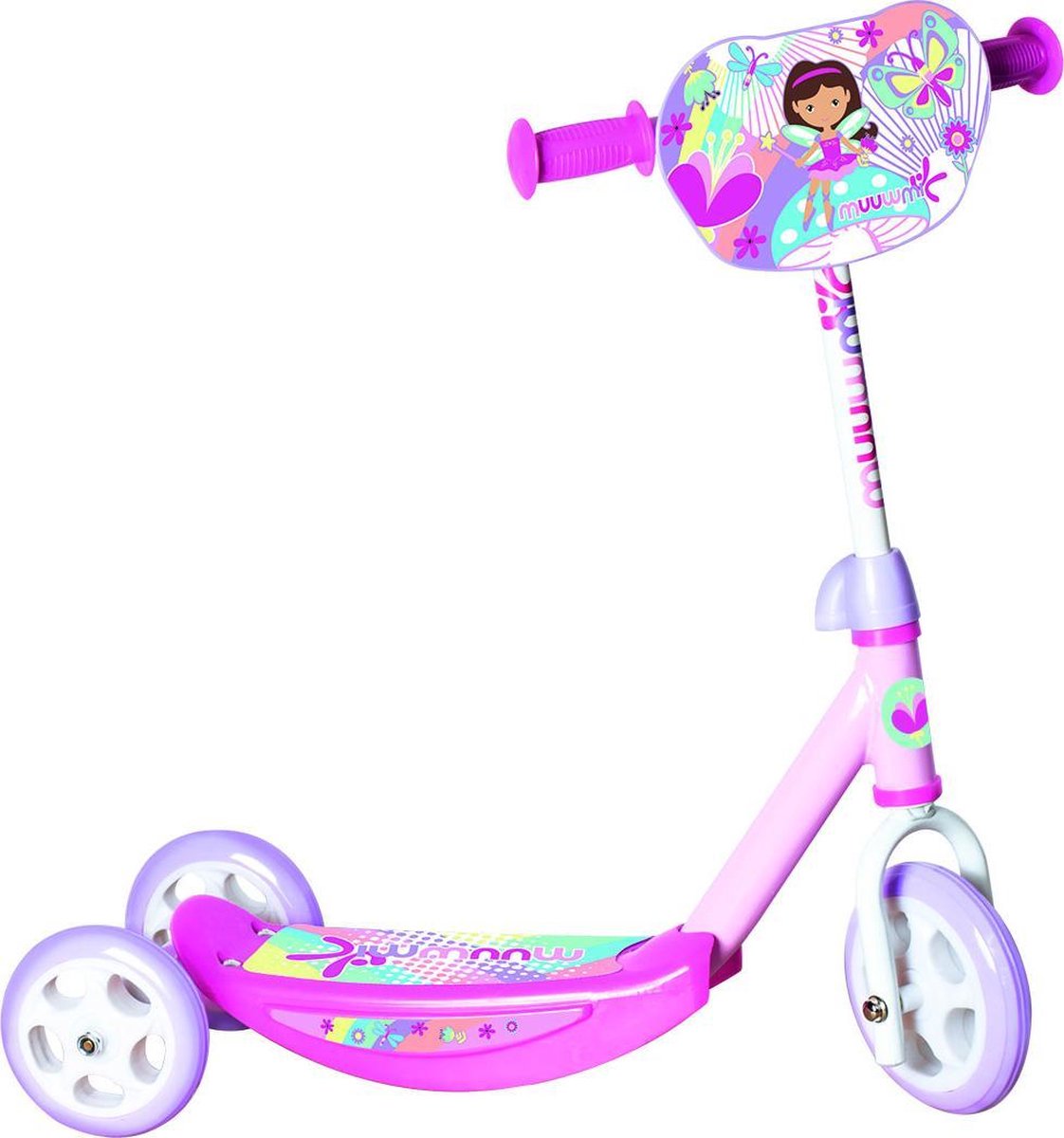 Muuwmi 3-wiel Kinderstep Dora - Step - Unisex - Roze