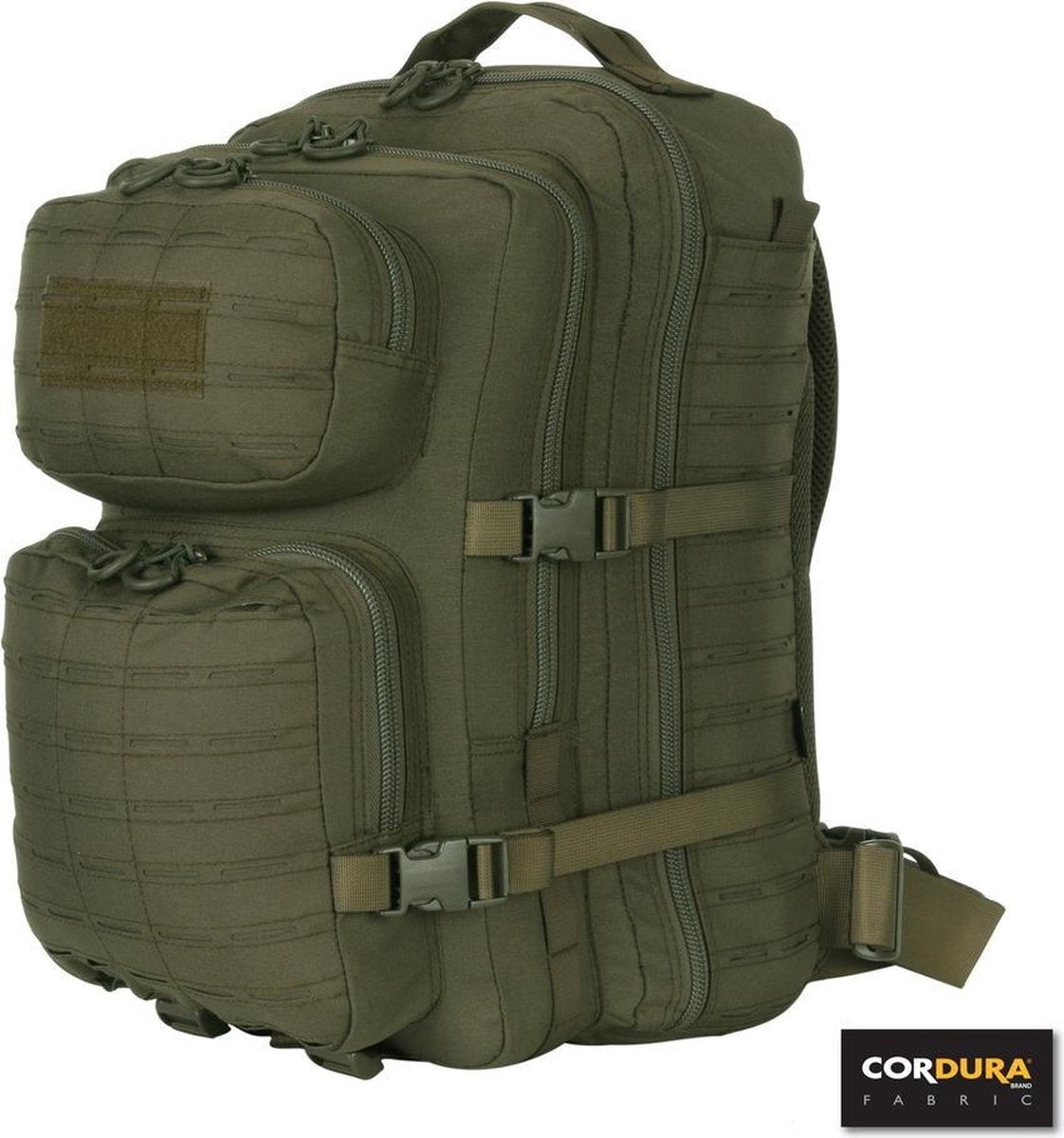 Fosco LaserCut 3-Days Assault Rugzak groen