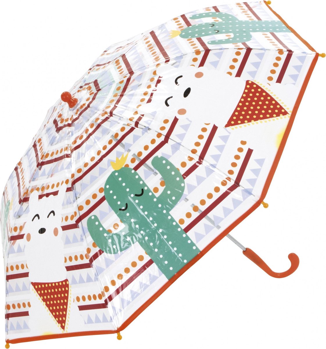 Arditex Kinderparaplu Llama Meisjes Eva Transparant 82 Cm
