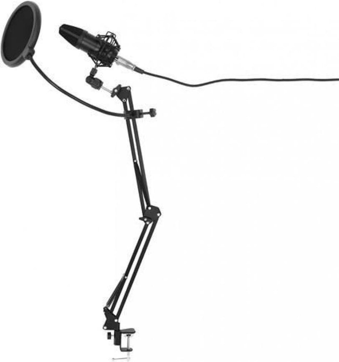 Verstelbare Microfoonkit Plug & Play USB - Condensator Microfoon - Verstelbare Microfoonset - Complete Set