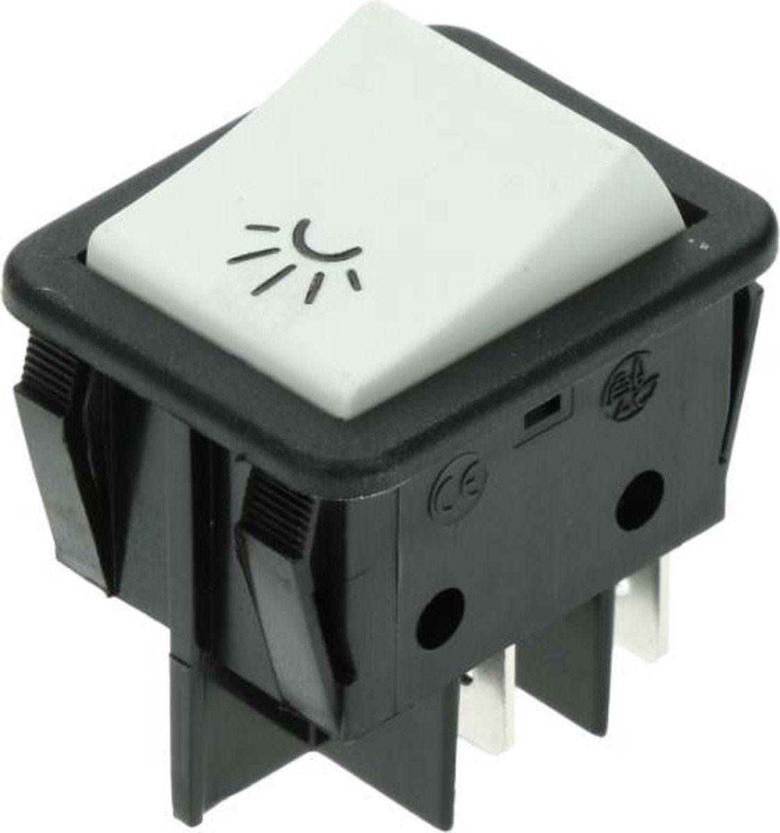 Novy Itho schakelaar verlichting  - 4 contacten - origineel schakelaar dampkap afzuigkap Novy 27 x 35 x 33 mm