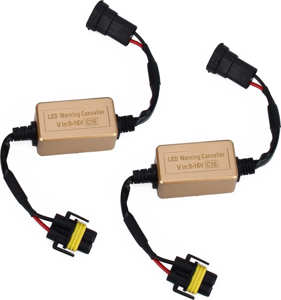 2 STKS H8 H9 H11 LED Koplamp Canbus Foutloos Computerwaarschuwing Canceller Weerstand Decoders Anti-flikkering Condensator Harnas