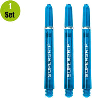 Harrows Supergrip Dart Shafts - Aqua - Medium - (1 Set)