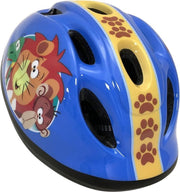 Stamp Fietshelm Jungle Animals Junior Blauw Maat 50/56 Cm