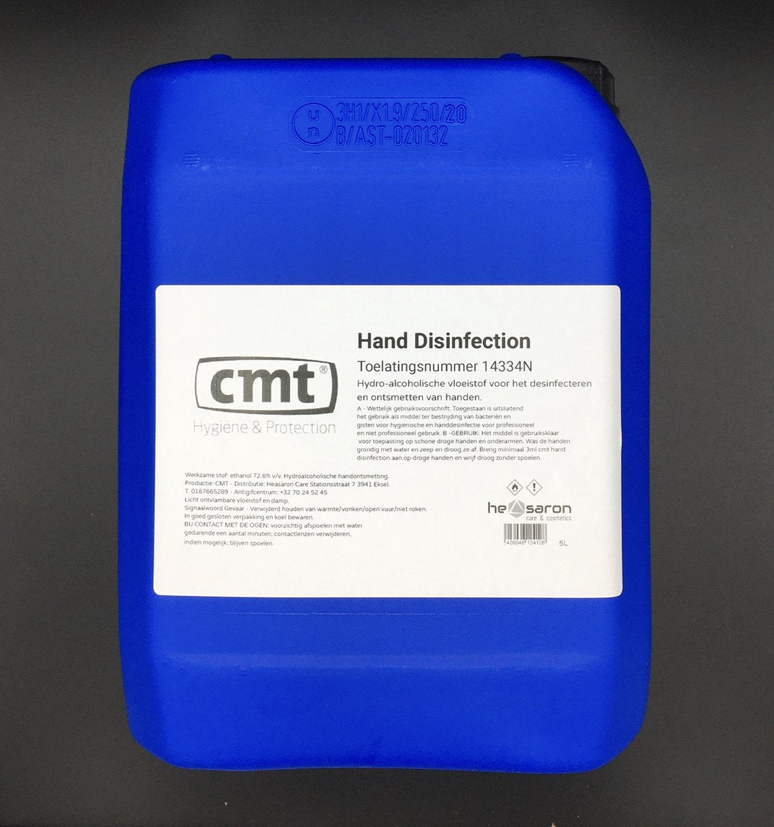 CMT Disinfect Gel 70% 5L navul bidon | Handdesinfectie | Desinfecterende handgel 70% alcohol | 5 Liter alcohol handgel navulling