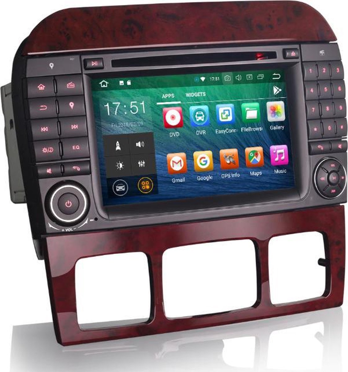 Voltario® 7 "Android 8.0 Autoradio met navigatie