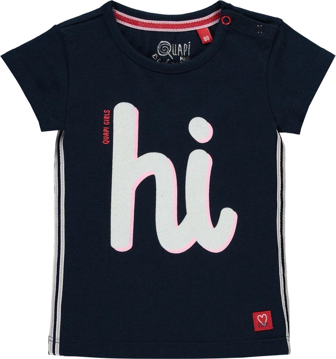 Quapi Mini Shirtje Roma - Navy - Maat 62