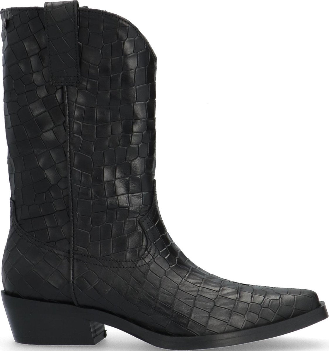 Notre-V 02-160 Enkellaarsjes - Enkelboots - Dames - Zwart - Maat 40