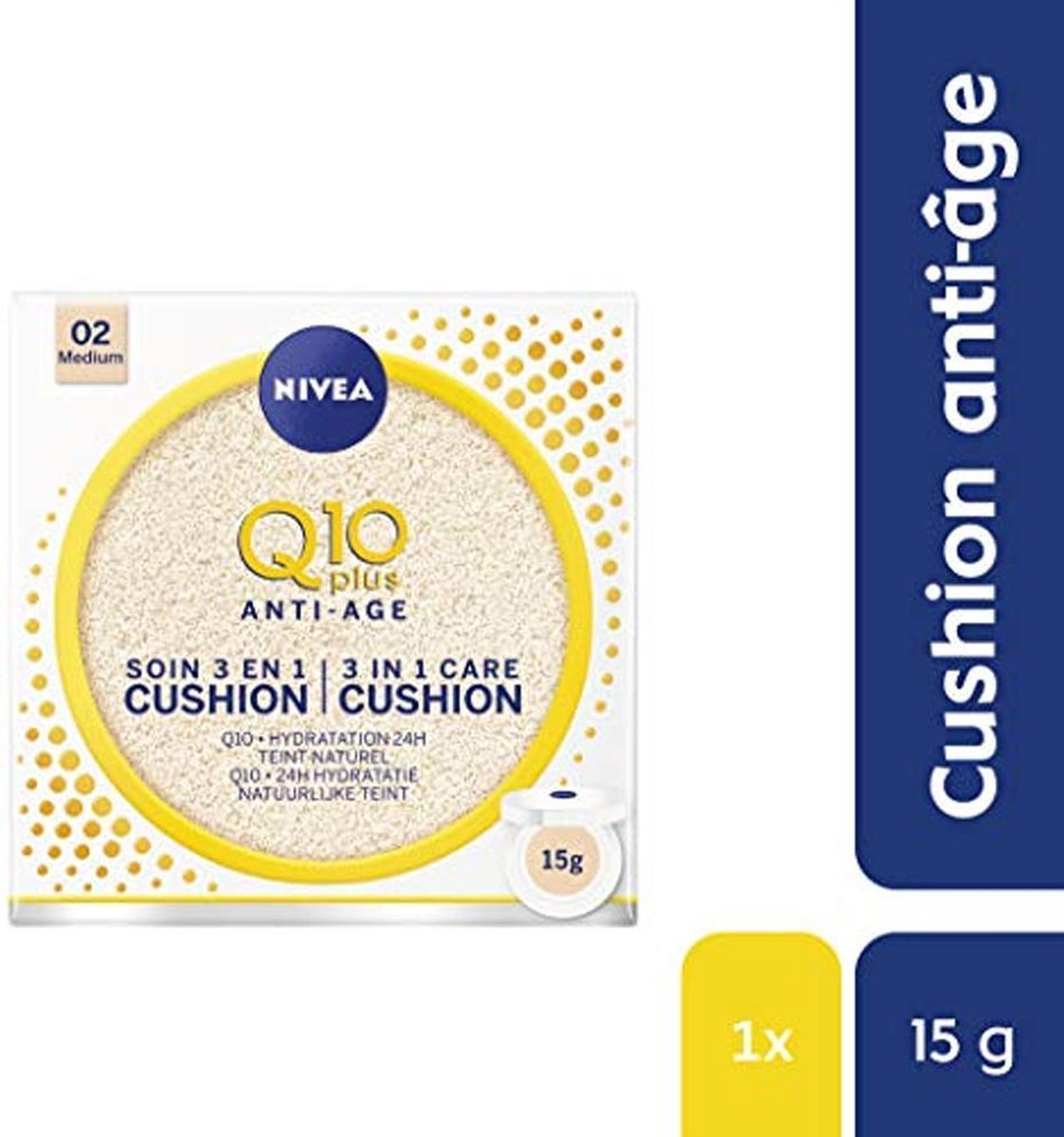 Nivea Q10 Plus Anti-Age 02 Medium 3-in-1 Care Cushion