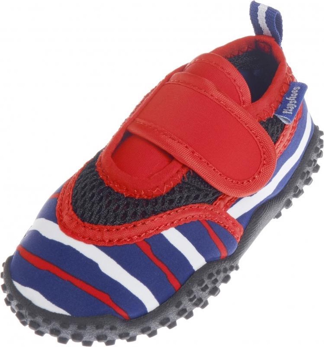 UV waterschoenen blauw/rood gestreept voor kinderen 30/31 (4-6 jr)