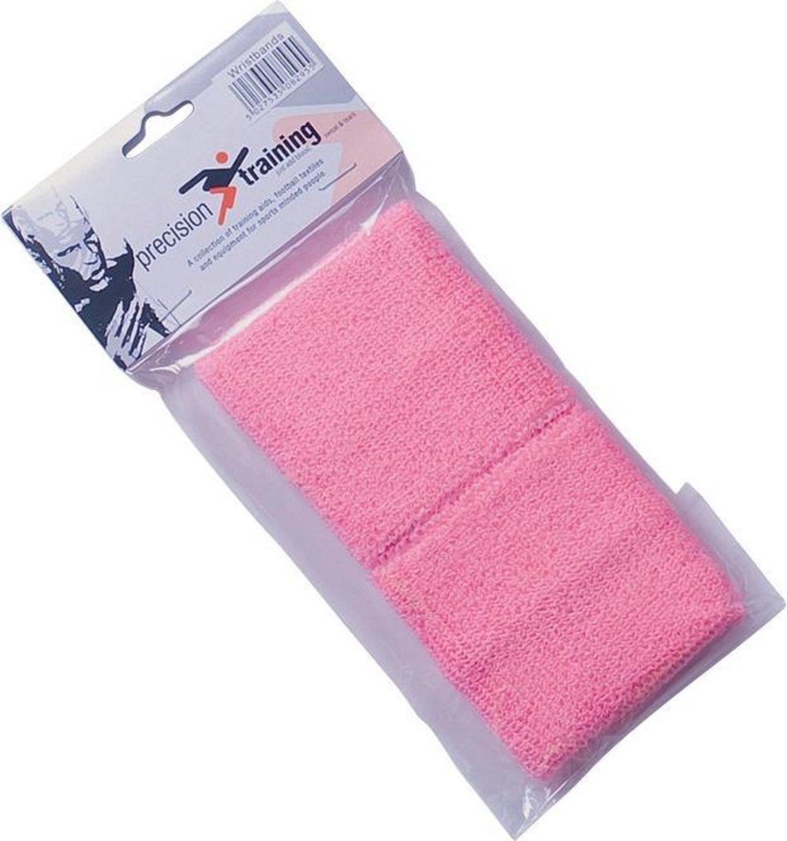 Precision Training Polsbanden Katoen Roze One-size 2 Stuks