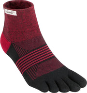 Injinji Women's Trail Midweight Mini-Crew - Donker rood - 35-40