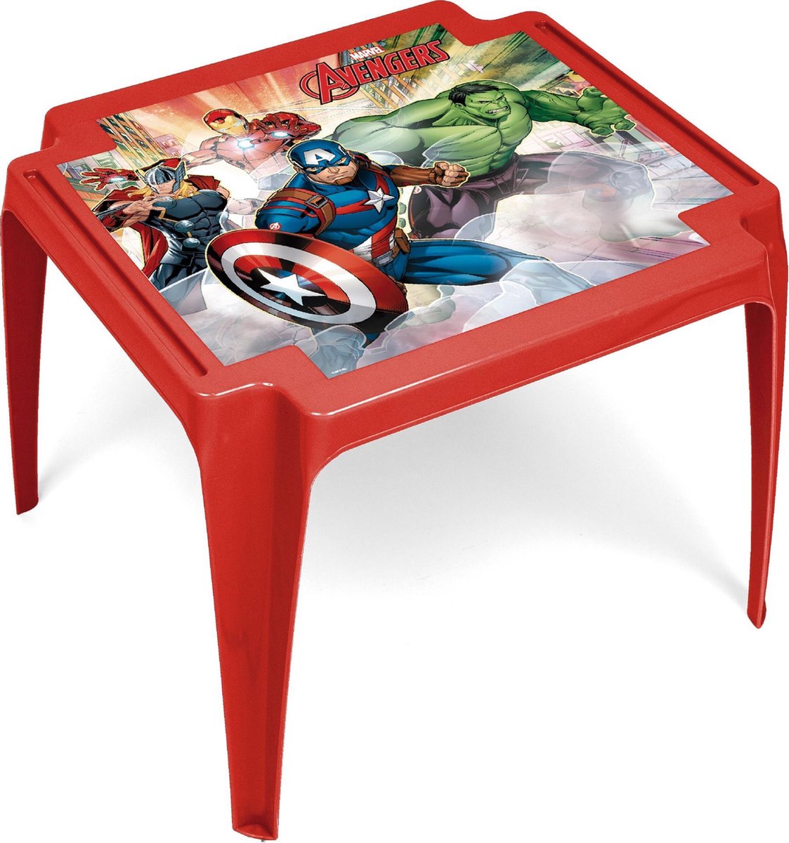 Marvel Tafel Avengers Junior 50 X 55 X 44 Cm Rood