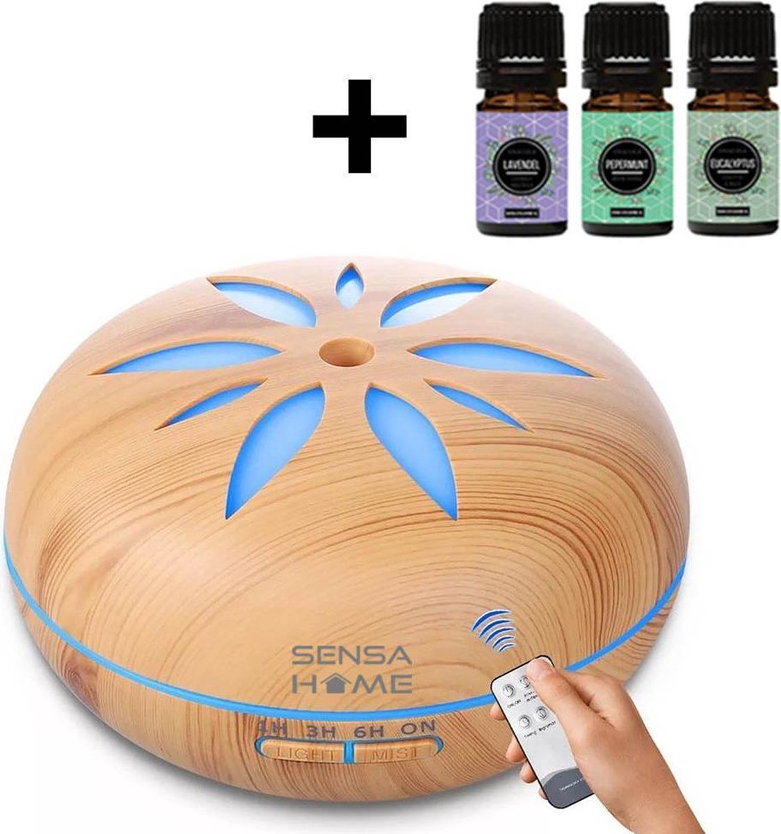 SensaHome ZEN500 - Aroma diffuser - Met Sfeervolle LED