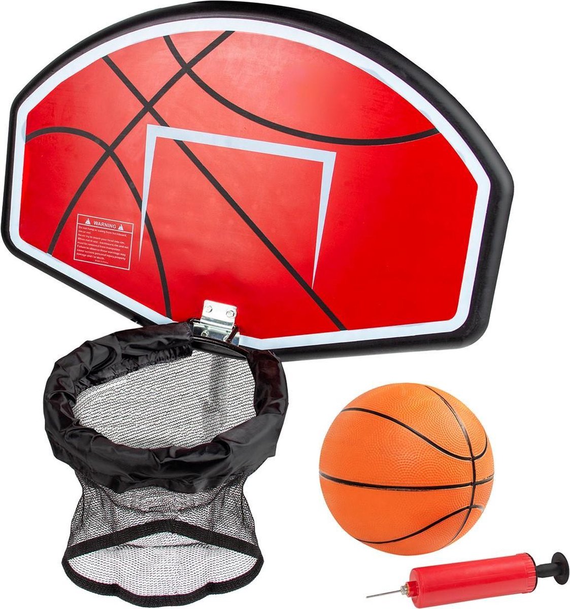 Trampolinebasket - VirtuFit basketbalring - Inclusief bal