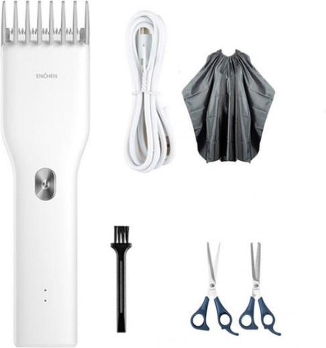 Dexters® Tondeuse Set | Kappersset | met twee Kappersscharen | Thuiskapper | Wit
