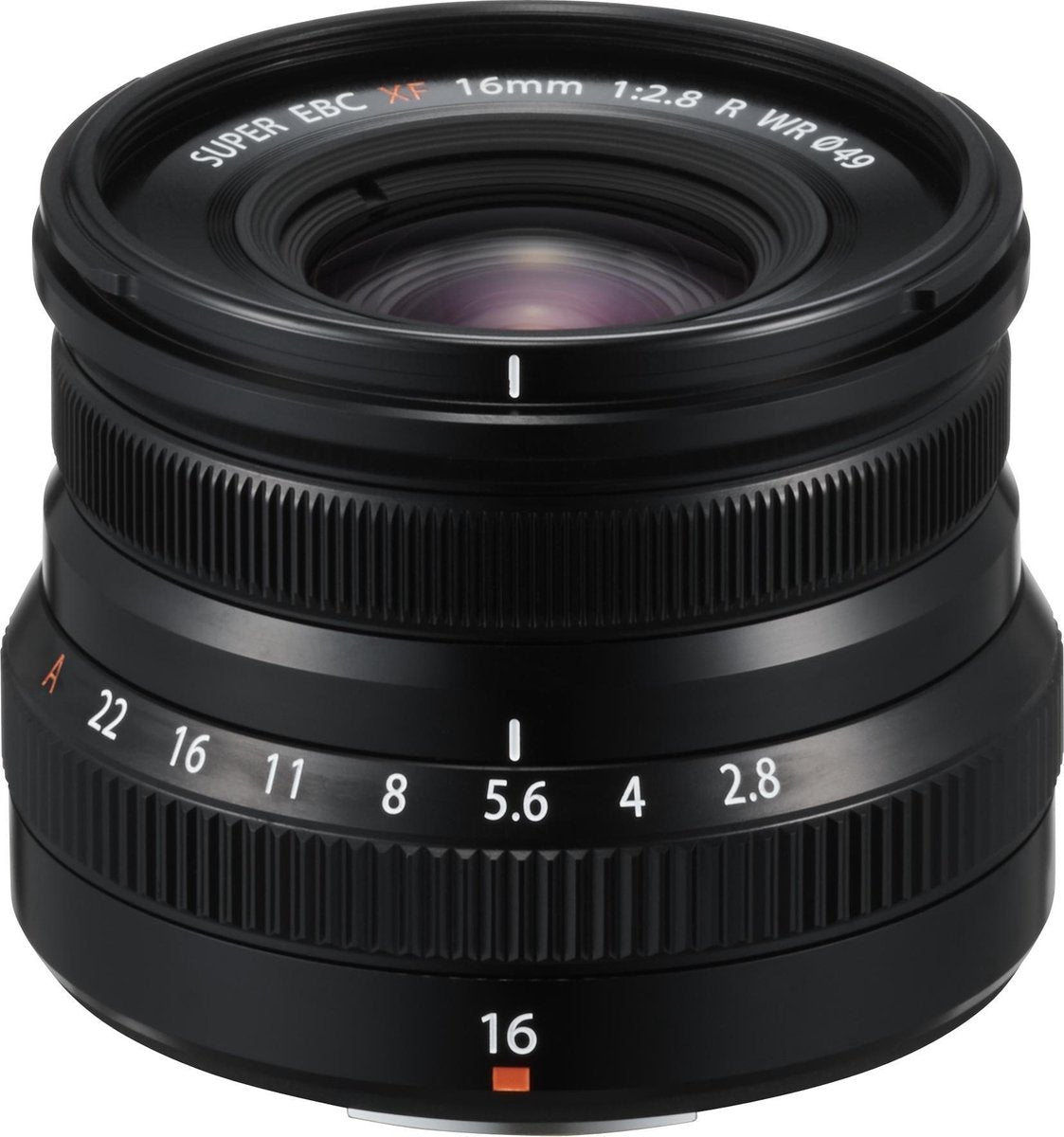Fujifilm FUJINON XF16mmF2.8 R WR MILC Groothoeklens Zwart