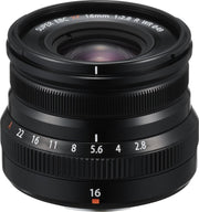 Fujifilm FUJINON XF16mmF2.8 R WR MILC Groothoeklens Zwart