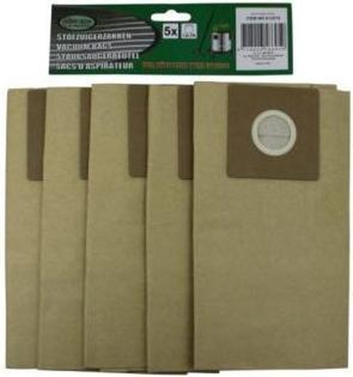Hofftech Stofzuigerzakken - 12 Liter - 5 stuks - Geschikt voor Droogstofzuiger van Hofftech