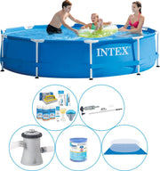 Intex Metal Frame Rond 305x76 cm - 6-delig - Zwembad Inclusief Accessoires