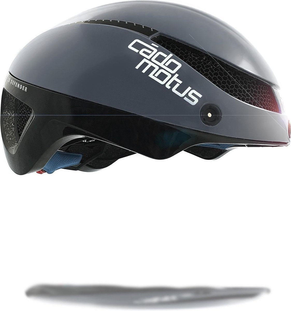 CADOMOTUS Omega Aero Helm | Professionele Aerodynamische Helm |  Schaatshelm | Fietshelm | Triathlonhelm | Ultra Licht & Lage weerstand | Voor Volwassenen | Maat M (54 - 57 cm) Grijs | Vizier Optioneel