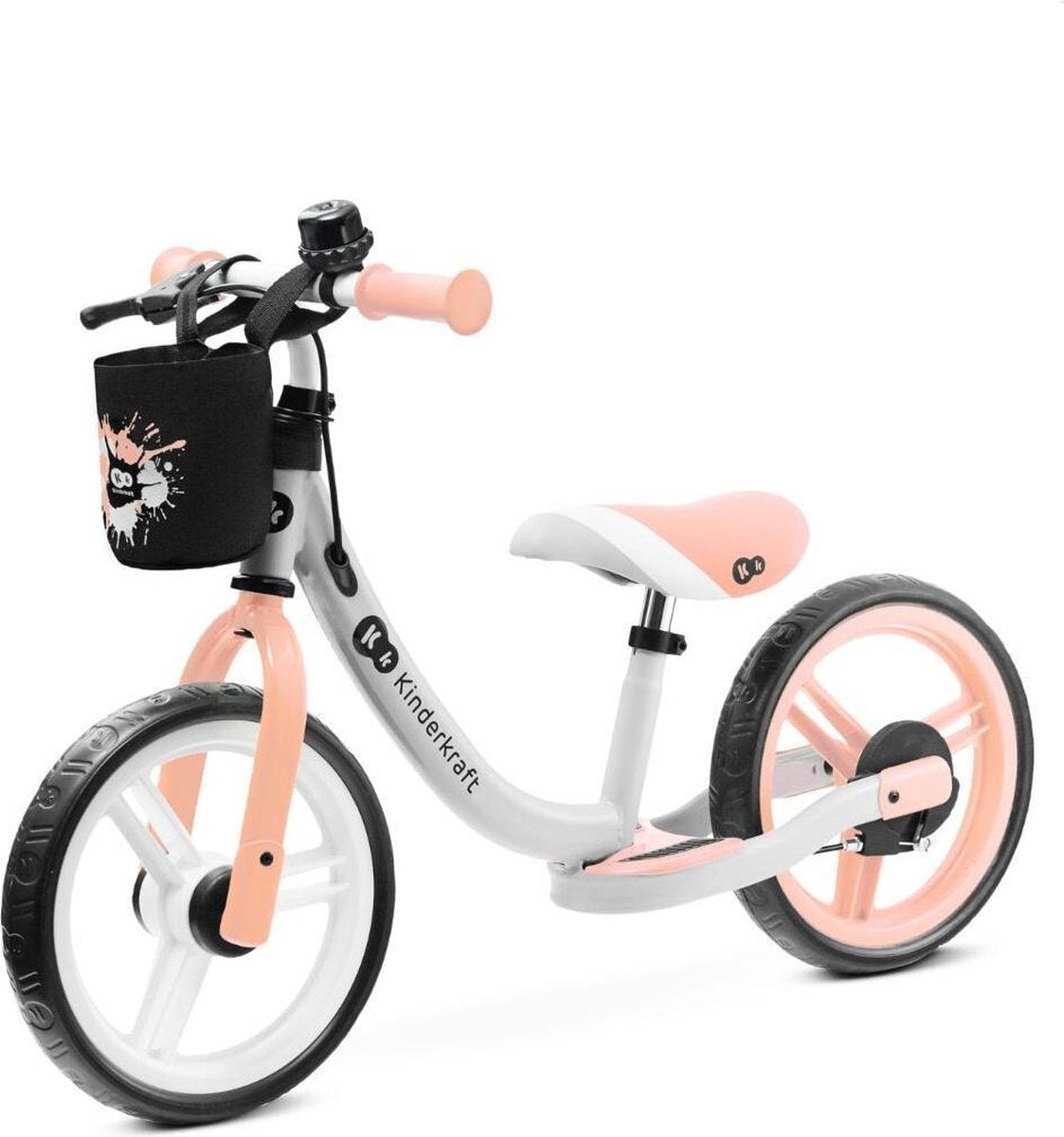 Kinderkraft Loopfiets Space - Peach Coral
