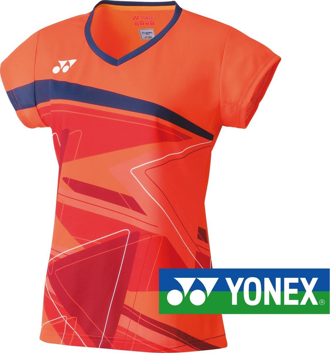 Yonex tournament damesshirt - M - oranje