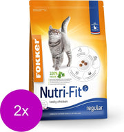 Fokker Cat Nutri-Fit Kip - Kattenvoer - 3 x 2.5 kg