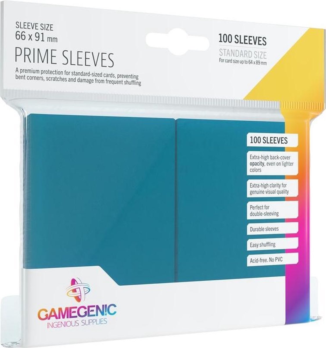Gamegenic Prime Sleeves Blue (100)