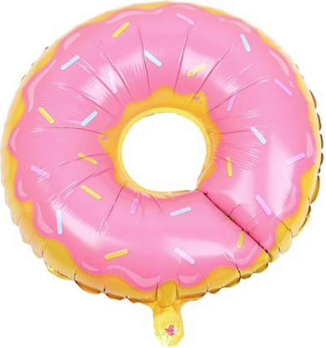Folieballon van Roze Donut
