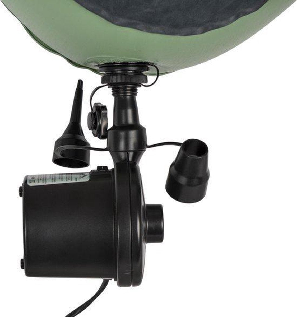 Elektrische Luchtpomp AC/DC 12V - 12 / 220 Volt Luchtbed Pomp Opblaasbaar Zwembad / Boot / Opblaasboot / Boot / Matras - Luchtbedpomp Opblaas Pomp