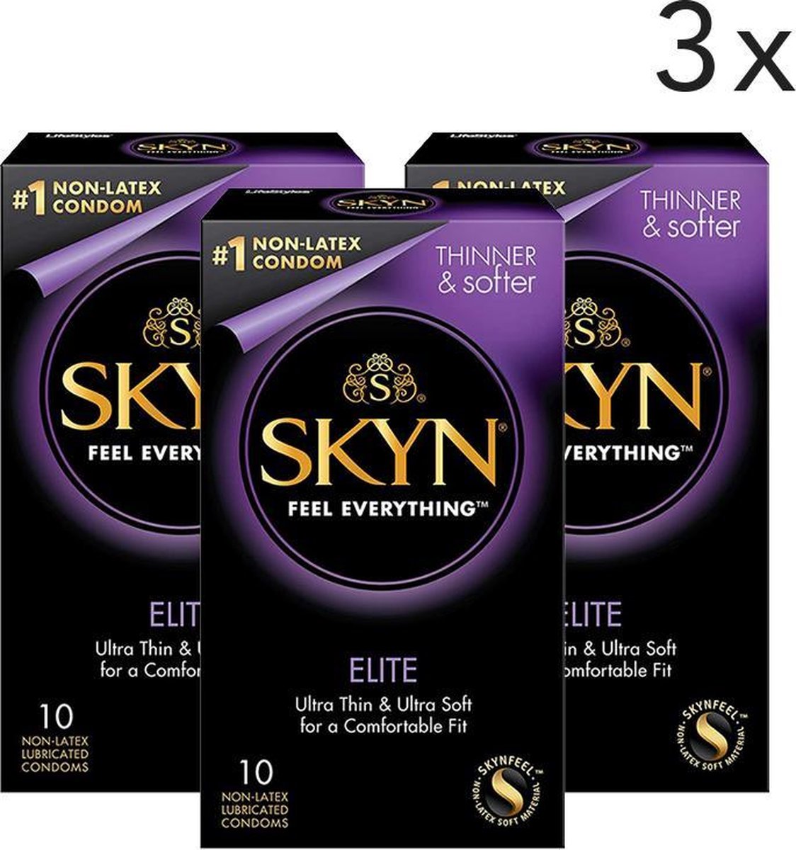 SKYN Elite latexvrije condooms | 3x 10 stuks