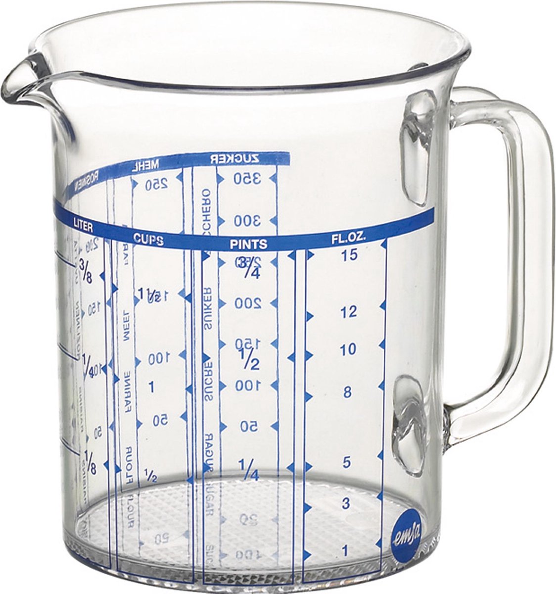 SUPERLINE maatkan 0.5 L. transparent
