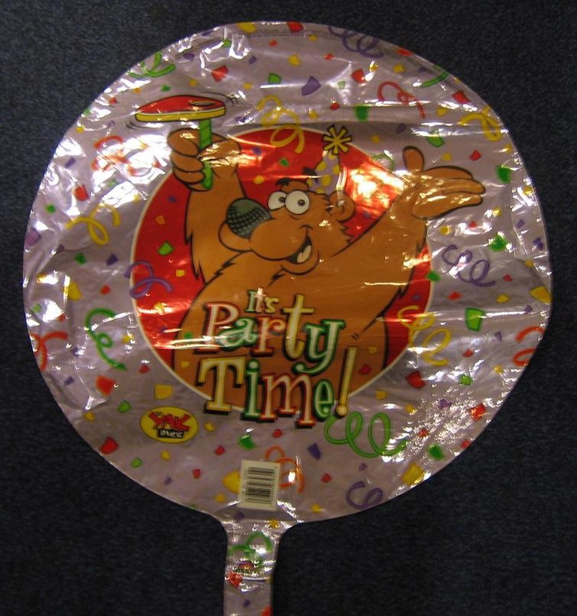 folieballon - it 's party time - leeg