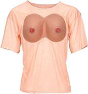 Grappig & Fout Kostuum | Lollig Travo Borsten T-Shirt Man | Medium / Large | Carnaval kostuum | Verkleedkleding